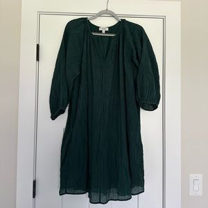 COS crinkle shift dress